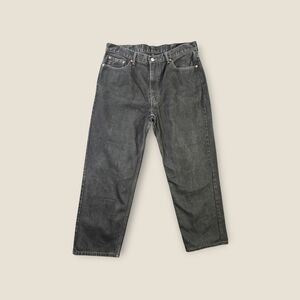 Classic Black Straight Men's Jeans 40×30